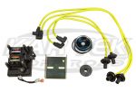 Compu-Fire DIS-IX Coil Pack Ignition System For VW 009 Distributor With Yellow Spark Plug Wires