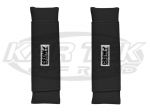 Crow Enterprizes Black Nylon Velcro Shoulder Pads For 2" Wide Seat Belts Sold As 1 Pair