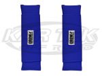 Crow Enterprizes Blue Nylon Velcro Shoulder Pads For 2" Wide Seat Belts Sold As 1 Pair