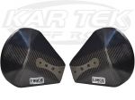 EBBCO Offroad Carbon Fiber 5" Mirror Guards With Weld On Mounting Tabs
