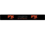 Fox Shocks 2.5" DSC Dual Speed Compression Reservoir 11/16" x 5-9/16" Stickers Orange Logo Black BG