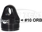 Fox 3.0" Hose Remote Reservoir Coil Over Shock Body Cap With -10 ORB Port Uses 5/8" Uniball