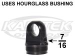 Fox 2.0" Remote Reservoir Shock Body Cap 7/16" ORB Port For 5/8" Shaft Shocks Uses Hourglass Bushing