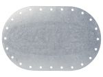 Fuel Safe 1PLA13 - 24 Bolt 6x10 Opening Blank Aluminum Fuel Fill Plate Requires Plate Tabs