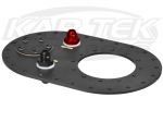 Fuel Safe 6X10 Fuel Cell Fill Plate Uses 12 Bolt 4-3/4" Pattern Filler Necks And 5 Bolt Sending Unit