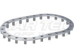 Harmon Racing Cells 6"x10" Inside Diameter 24 Bolt Aluminum Nut Plate Thread 1/4-28 On Each Hole