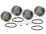 Jamar Performance Replacement 4 Pack Of Caliper Pistons And Seals 1-5/8" Diameter 15/16" Tall