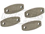 Jamar Performance Replacement 2-1/2" Brake Pads For The 2 Piston Mini Disc Brake Caliper Part CAL200