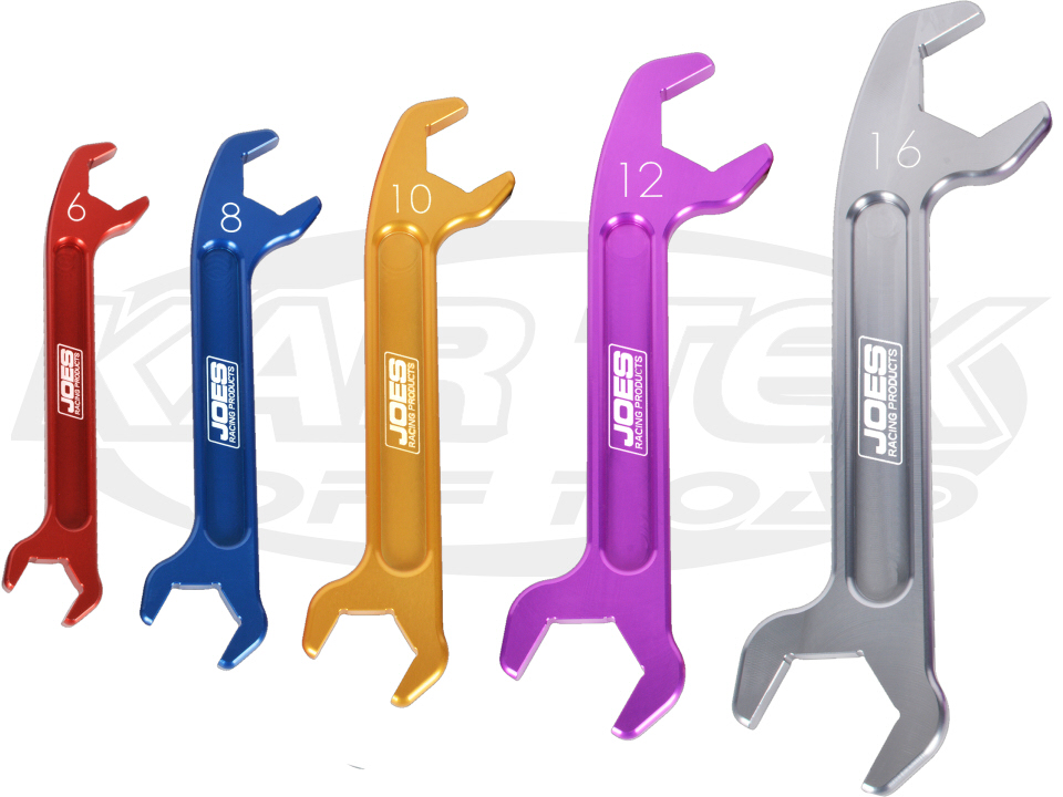 Joes Racing Products Billet Aluminum Double Ended Combo AN Wrenches -6 ...