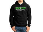 Kartek Off-Road Black Adult Size Pullover Hoodie Sweat Shirt With Green Kartek Logo