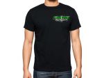 Kartek Off-Road Black Adult Size Short Sleeve Tee Shirt With Green Kartek Logo