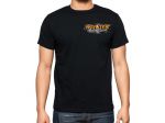 Kartek Off-Road Black Adult Size Short Sleeve Tee Shirt With Orange Kartek Logo