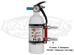 Axia Alloys Black Quick Release Fire Extinguisher Mounting Bracket With Kidde 2 lbs BC Extinguisher