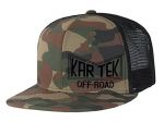 Kartek Off-Road Camouflage Adult Size Truckers Hat With Vintage Kartek Logo