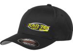 Kartek Off-Road Black Adult Size Flexfit Hat With Yellow Embroidered Kartek Logo