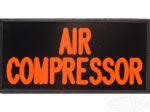 AIR COMPRESSOR Dash Badge Self Adhesive ID Label For Your Indicator Lights Or Switches