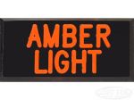 AMBER LIGHT Dash Badge Self Adhesive ID Label For Your Indicator Lights Or Switches