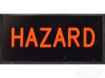 HAZARD Dash Badge Self Adhesive ID Label For Your Indicator Lights Or Switches