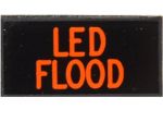 LED FLOOD Lights Dash Badge Self Adhesive ID Label For Your Indicator Lights Or Switches