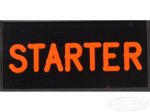 STARTER Dash Badge Self Adhesive ID Label For Your Indicator Lights Or Switches