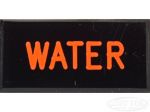 WATER Dash Badge Self Adhesive ID Label For Your Indicator Lights Or Switches