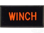 WINCH Dash Badge Self Adhesive ID Label For Your Indicator Lights Or Switches