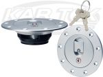 Newton Equipment Ltd 9 Bolt A49L Locking Aluminum Fuel Filler Cap 4-3/4" Outside Diameter