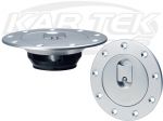 Newton Equipment Ltd 9 Bolt A49S Non-Locking Aluminum Fuel Filler Cap 4-3/4" Outside Diameter