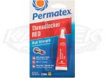 Permatex 27100 Red High Strength Nut And Bolt Threadlocker 6 mL Tube