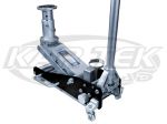 Pro Eagle Black 2 Ton Aluminum Floor Jack With Adjustable Extension That Adjust From 5-3/4" to 7-7/8