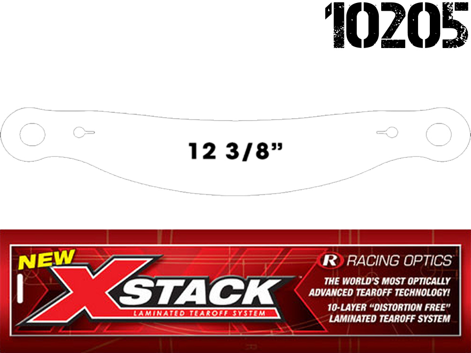 Racing Optics 10205C XStack Clear Tearoffs For Bell, Pyrotect, G-Force ...