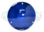 Replacement Blue Lens For Standard 4" Diameter 3 Bolt Off-Road Or Trailer Lights