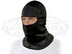 Simpson Race Products 23000BK Black Nomex Fire Resistant Balaclava Head Sock SFI 3.3 Approved