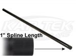 Kartek Offroad 1-1/4" Diameter 48 Spline Solid Sway Bar 28" Long 1" Spline Length Per Side