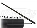 Speedway Engineering 1-1/4" Diameter 48 Spline Solid Sway Bar 36" Long 2" Spline Length Per Side