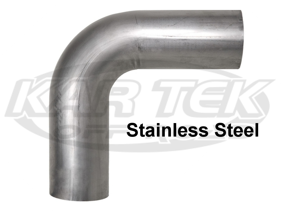 90 Degree Elbow Mandrel Bent Stainless Steel Round Tubing 2-1/2 Outside  Diameter 0.065 Wall - Kartek Off-Road