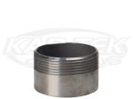 Steel Weld On Fuel Filler Neck 2-1/2" Outside Diameter 2-1/4" Inside Diameter 1-1/2" Tall 10 TPI