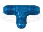 Fragola AN -3 Male Blue Anodized Aluminum Tee Fittings