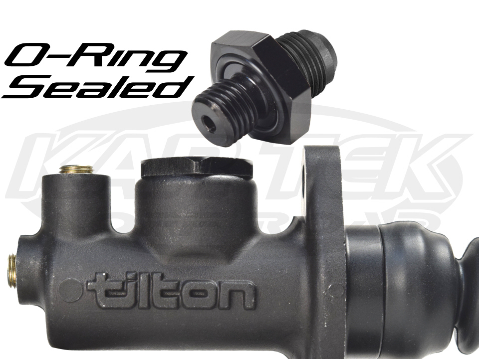 Tilton Racing 76-015 7/16-20 Thread O-Ring to AN #4 Male Adapter Fitting  For 76 Series Masters - Kartek Off-Road