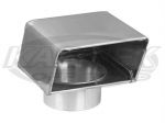 Manwelder 3" Diameter Air Filter Intake Scoop Allows You To Duct The Intake Away From Dirt