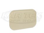 UNI Filters NP-300 WRE White Plastic Number Plate 7-1/4" Tall x 10-1/4" Wide - Sold Individually