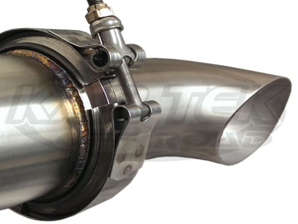 Clampco V-Band 2-1/2 Inside Dia. Replacement Stainless Steel Flange  Coupling Only For Exhaust Tube - Kartek Off-Road
