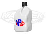 VP Racing Fuels White 5 Gallon Square Motorsport Container Polyethylene Material Utility Jug