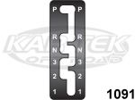 Winters Performance 1091 Gate Plate For Turbo-Hydro 400 & 350 Lockout Stock Pattern