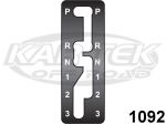 Winters Performance 1092 Gate Plate For Turbo-Hydro 400 & 350 Lockout Reverse Pattern