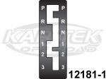 Winters Performance 12181-1 Gate Plate For Toyota A340 And Jeep AW4 Rock Crawler Reverse Pattern