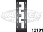 Winters Performance 12181 Gate Plate For Toyota A340 And Jeep AW4 Stock Shift Pattern