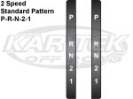 Winters Performance 6018-07 Replacement Stickers For Powerglide Stock Pattern Shifters