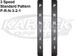 Winters Performance 6018-04 Replacement Stickers For Chevy TH350 And TH400 Stock Pattern Shifters