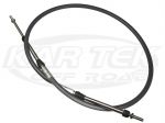 Winters Performance 72" Long 3" Throw No. 4 Push-Pull Shifter Cable With Double Clip Style Mounts